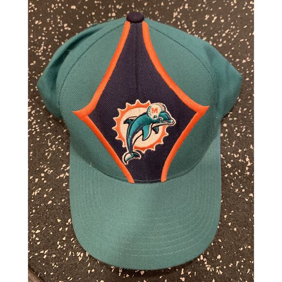 Vtg Miami Dolphins Strapback‎ Starter 90s NFL Pro Line The Right Hat Strapback - Picture 1 of 9
